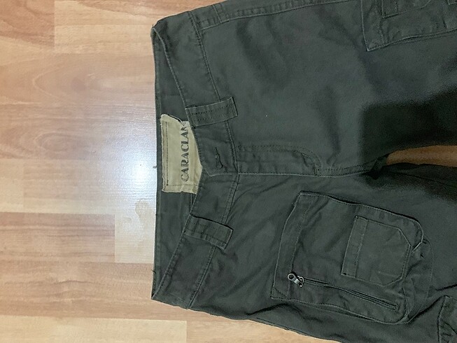 xs Beden VINTAGE DUSUK BEL KARGO PANTALON