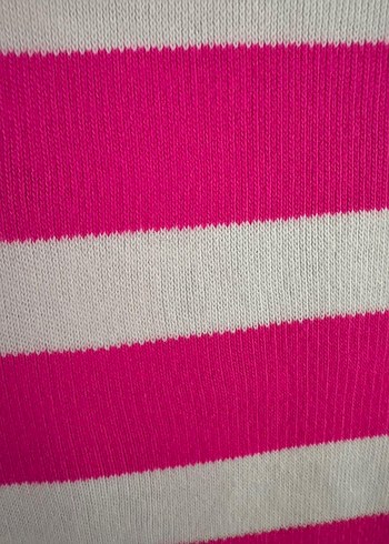 Renkli Çizgili Örgü Kadın Kazak - Görsel 5