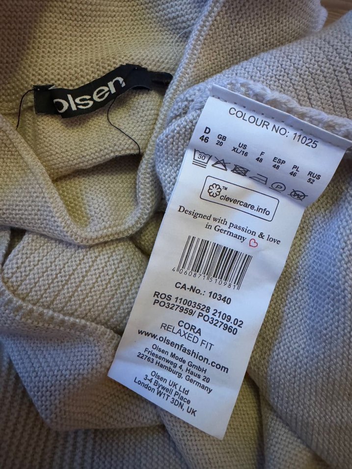 Bej Renkli Yüksek Yakalı Kadın Triko Kazak - Görsel 4