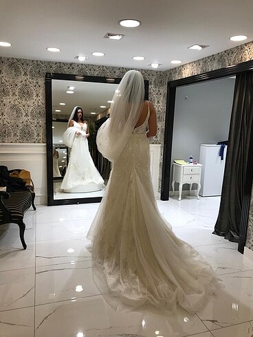 Aysira dantel gelinlik - Görsel 6