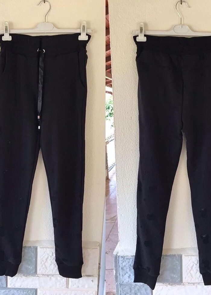 Transparan detaylı eşofman takımı - Görsel 5