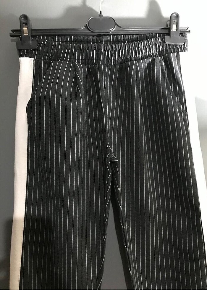 Beli lastikli çigili pantolon - Görsel 3