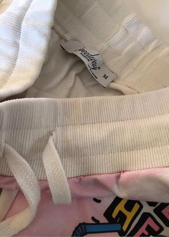 Cepli likralı eşofman altı/ pijama - Görsel 3