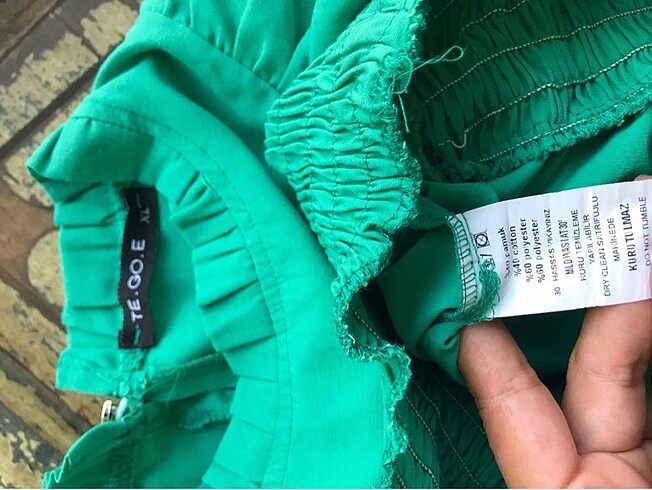 Yeşil bluz - Görsel 4