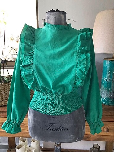 Yeşil bluz - Görsel 5