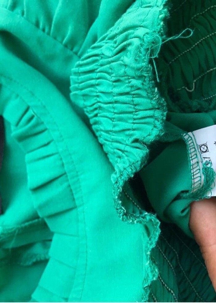 Yeşil bluz - Görsel 4