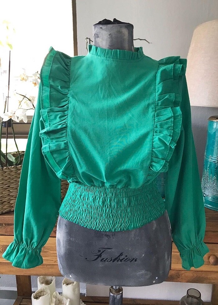 Yeşil bluz - Görsel 5