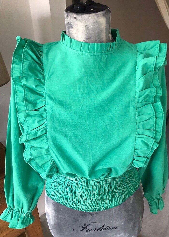 Yeşil bluz - Görsel 3