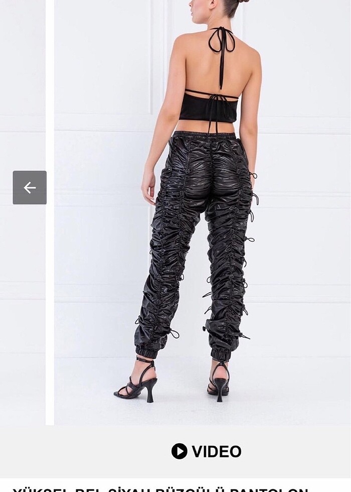 Kikiriki  büzgülü pantolon - Görsel 2