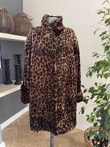 50 Beden kahverengi Renk Leopar kaban