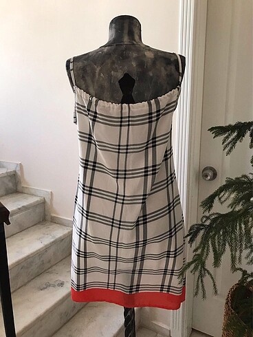 Askılı şifon yazlık elbise - Görsel 7