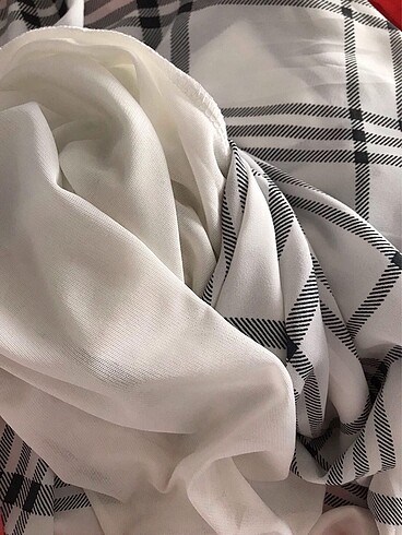 Askılı şifon yazlık elbise - Görsel 5