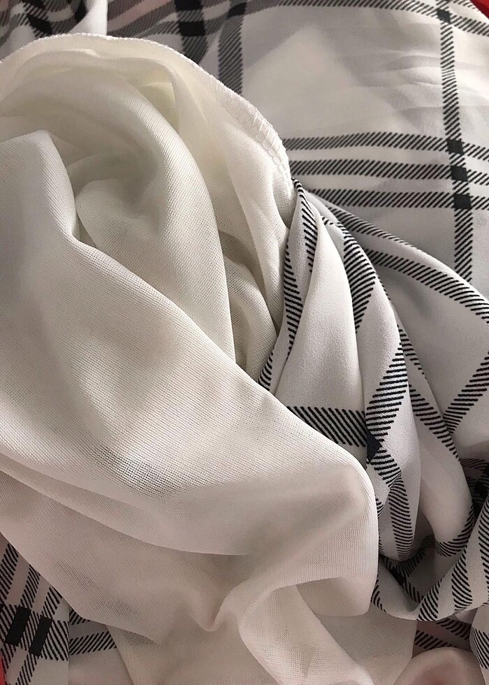 Askılı  şifon yazlık elbise - Görsel 5