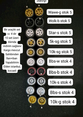 Preminum kauçuk teker 1/64 ölçek