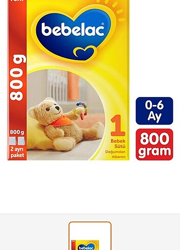 Bebek 1 numara bebelac mama