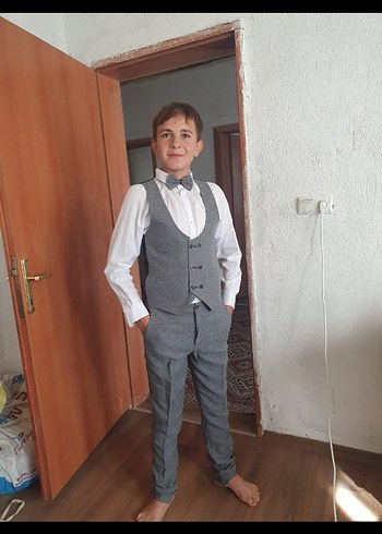 12-13 Yaş Beden Modern Klasik Çocuk Takım Elbise
