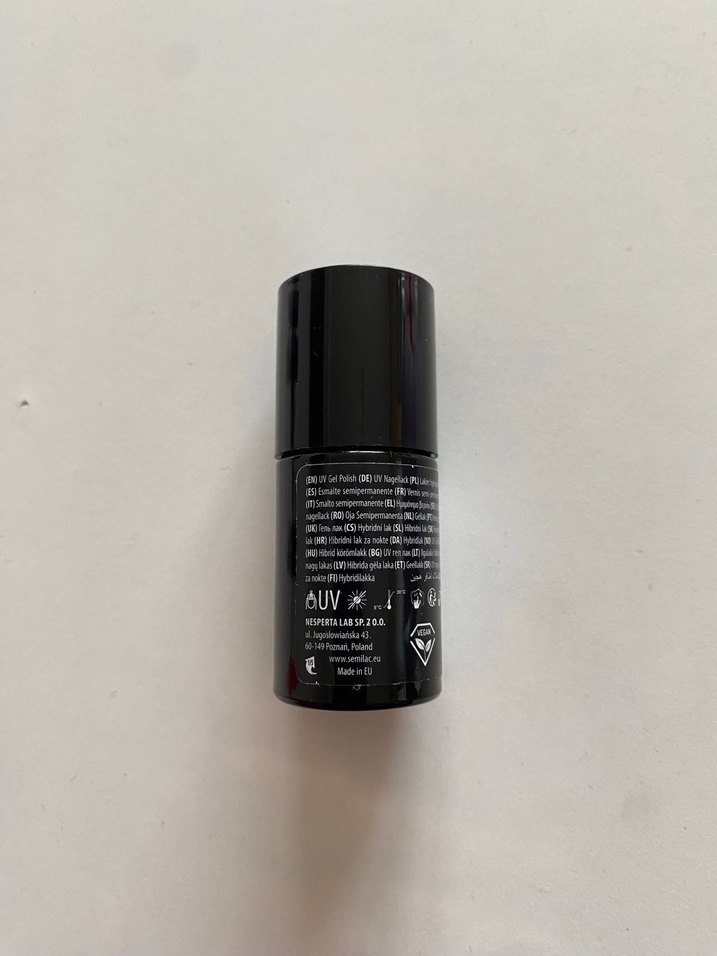 Semilac Spectacular Night 456  Işıltılı Lacivert UV Gel Oje - Görsel 5