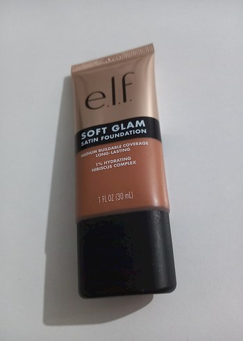e.l.f Soft Glam Mat Saten Fondöten - Koyu Bej