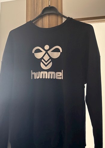 Hummel Siyah Baskılı Kadın Sweatshirt