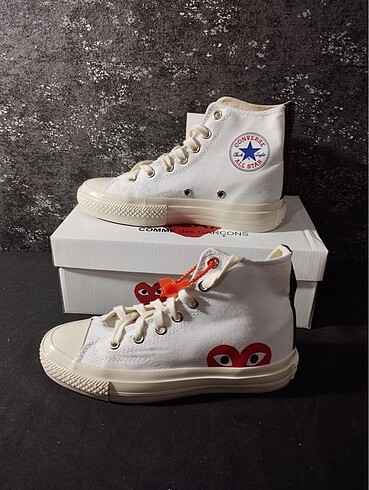 Converse x Comme Des Garcons Beyaz