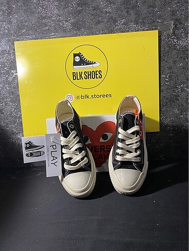 37 Beden Converse x Comme Des Garcons Siyah