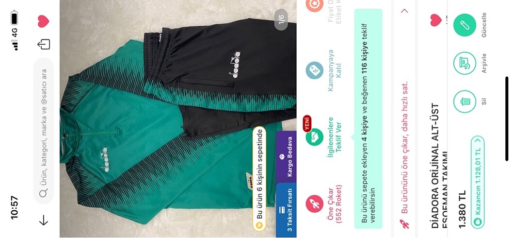 Diadora eşofman takımı