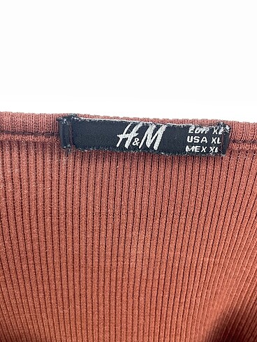 xl Beden kahverengi Renk H&M Bluz %70 İndirimli.
