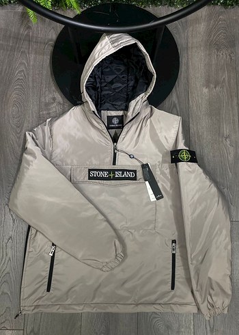 Stone Island Kapüşonlu MONT - Görsel 2