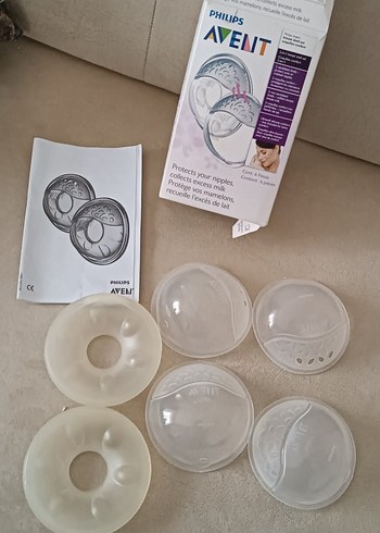 Philips Avent Pastel Mor Göğüs Kalkanı Seti - Görsel 3