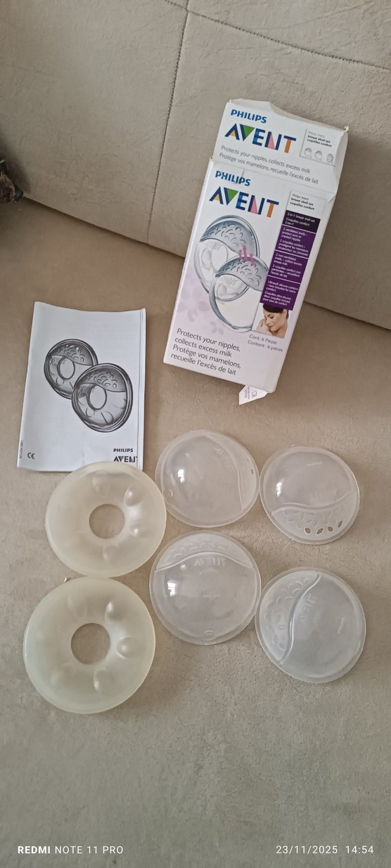 Philips Avent Pastel Mor Göğüs Kalkanı Seti - Görsel 3