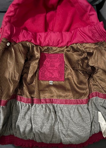 Kız Çocuk Pembe Fermuarlı Mont - Görsel 2