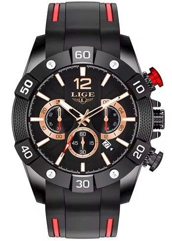 SIFIR KUTUSUNDA, ORJİNAL LİGE KRONOGRAF KOL SAATİ - Görsel 3