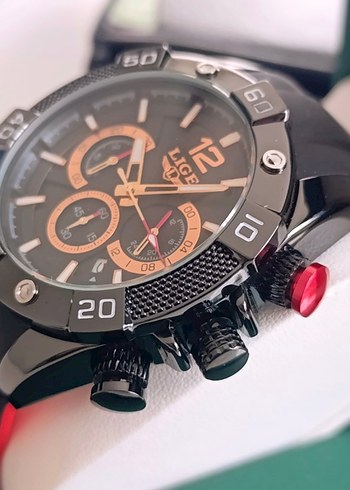 SIFIR KUTUSUNDA, ORJİNAL LİGE KRONOGRAF KOL SAATİ - Görsel 9