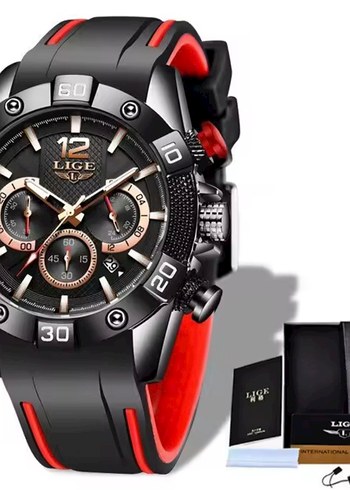 SIFIR KUTUSUNDA, ORJİNAL LİGE KRONOGRAF KOL SAATİ - Görsel 2