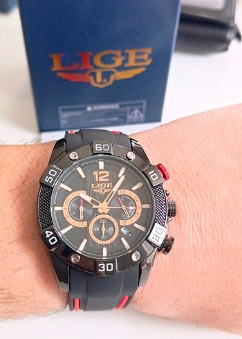 SIFIR KUTUSUNDA, ORJİNAL LİGE KRONOGRAF KOL SAATİ - Görsel 10