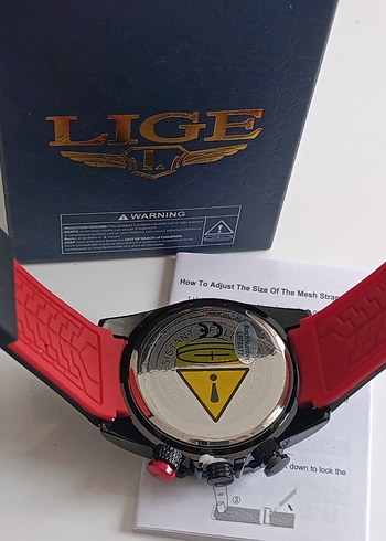 SIFIR KUTUSUNDA, ORJİNAL LİGE KRONOGRAF KOL SAATİ - Görsel 8