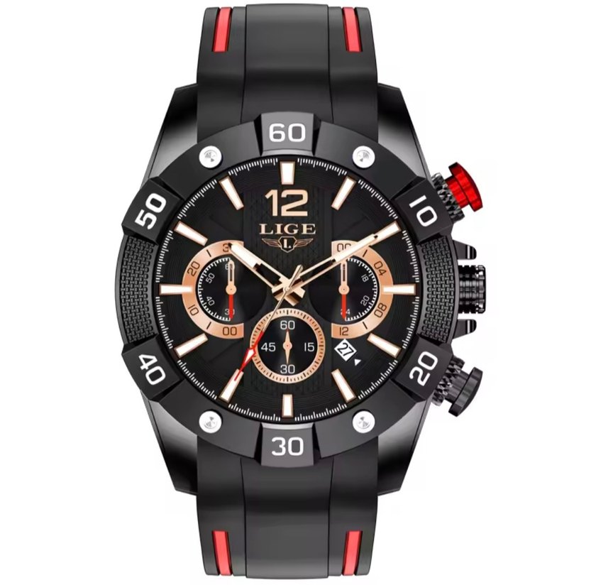 SIFIR KUTUSUNDA, ORJİNAL LİGE KRONOGRAF KOL SAATİ - Görsel 3