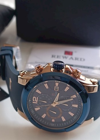 SIFIR KUTUSUNDA, ORJİNAL REWARD KRONOGRAF KOL SAATİ - Görsel 9