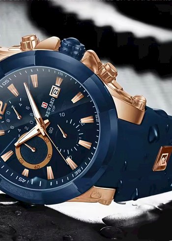 SIFIR KUTUSUNDA, ORJİNAL REWARD KRONOGRAF KOL SAATİ - Görsel 7