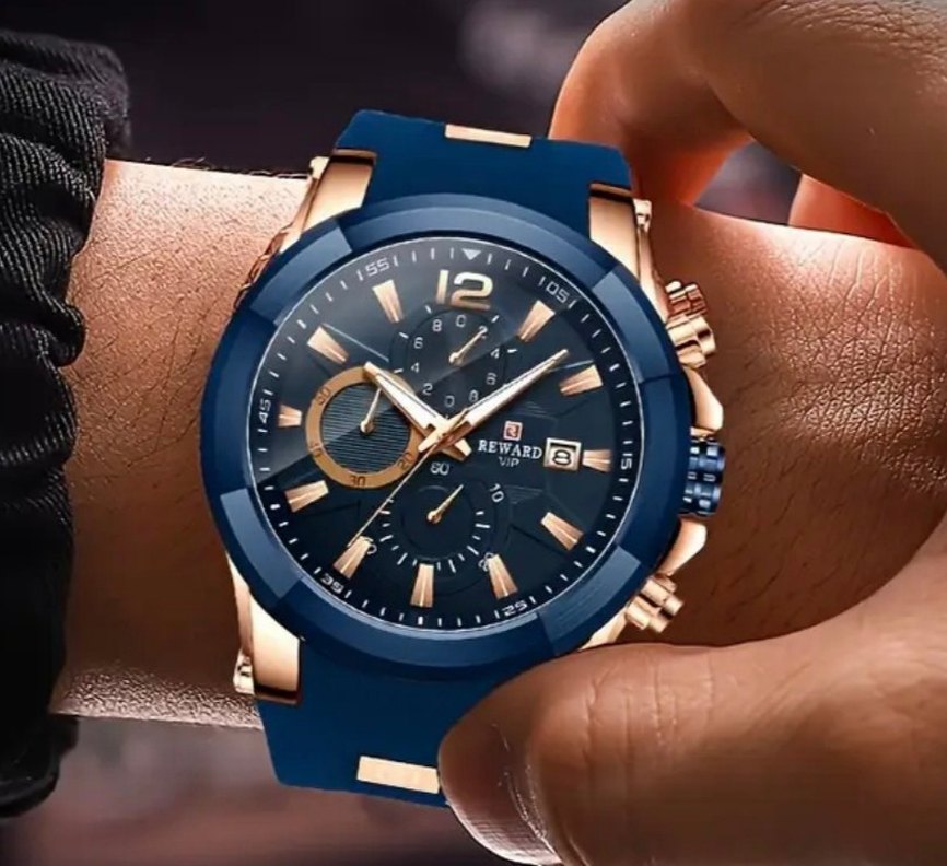 SIFIR KUTUSUNDA, ORJİNAL REWARD KRONOGRAF KOL SAATİ - Görsel 3