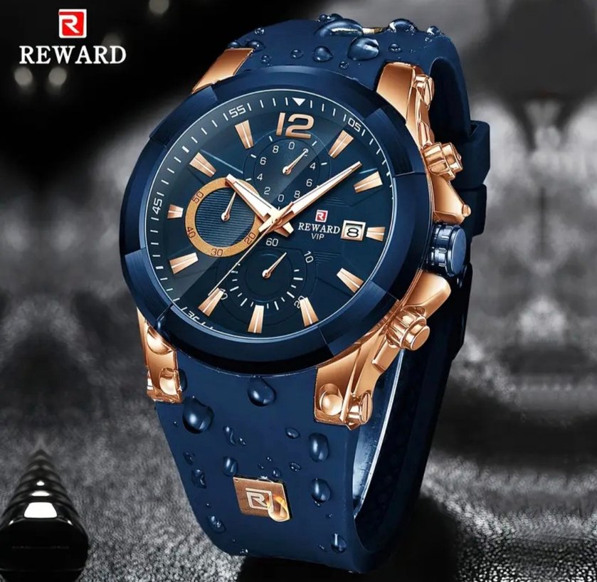 SIFIR KUTUSUNDA, ORJİNAL REWARD KRONOGRAF KOL SAATİ - Görsel 2