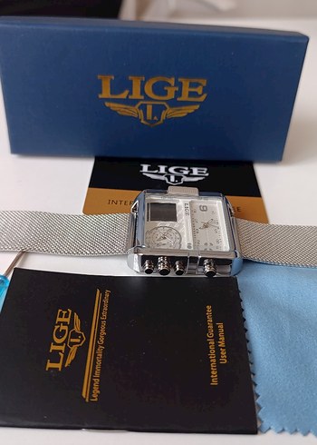 SIFIR KUTUSUNDA, ORJİNAL LİGE ANALOG ve DİJİTAL KOL SAATİ - Görsel 8