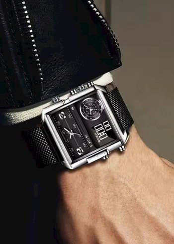 SIFIR KUTUSUNDA, ORJİNAL LİGE ANALOG ve DİJİTAL KOL SAATİ - Görsel 2