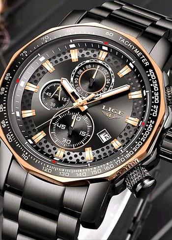 SIFIR KUTUSUNDA, ORJİNAL LİGE KRONOGRAF KOL SAATİ - Görsel 2