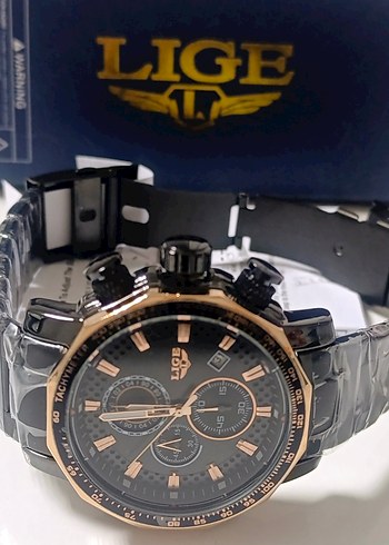 SIFIR KUTUSUNDA, ORJİNAL LİGE KRONOGRAF KOL SAATİ - Görsel 7