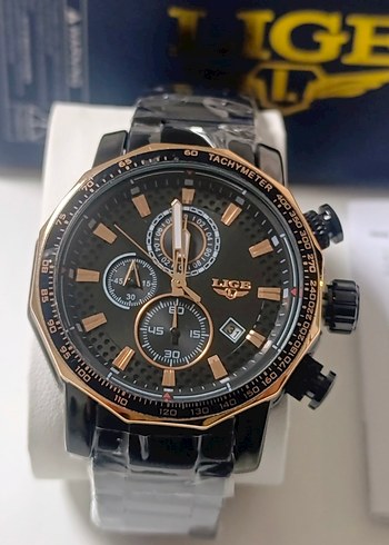 SIFIR KUTUSUNDA, ORJİNAL LİGE KRONOGRAF KOL SAATİ - Görsel 5