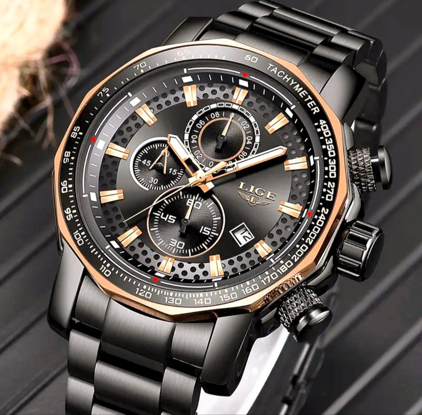 SIFIR KUTUSUNDA, ORJİNAL LİGE KRONOGRAF KOL SAATİ - Görsel 2