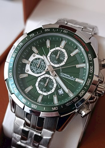 SIFIR KUTUSUNDA, ORJİNAL CRRJU KRONOGRAF KOL SAATİ - Görsel 4