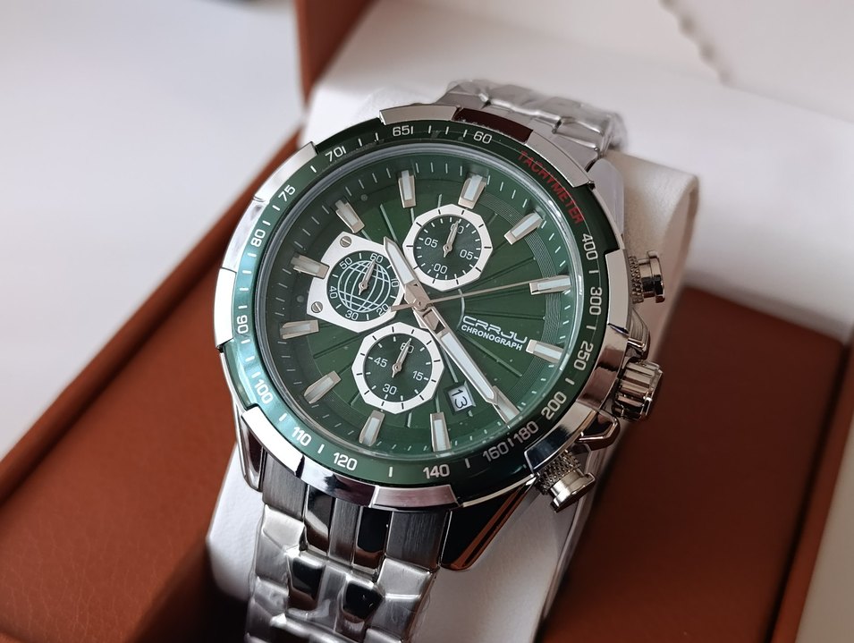 SIFIR KUTUSUNDA, ORJİNAL CRRJU KRONOGRAF KOL SAATİ - Görsel 4