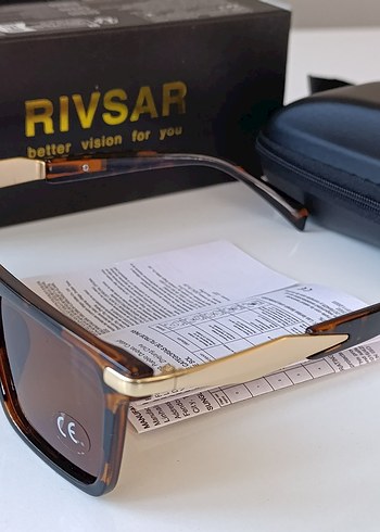 SIFIR KUTUSUNDA, ORJİNAL RİVSAR POLARİZE, UV400 GÜNEŞ GÖZLÜĞÜ - Görsel 2